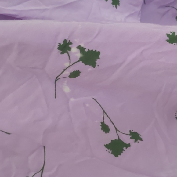 Thakoon Lavender Floral Size 4 Mini Tiered Slip Dress - Picture 6 of 9